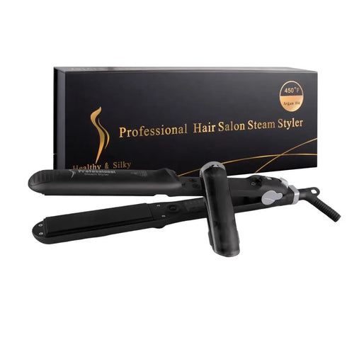 Professional Vapour Infusion Flat Iron Steam Style Hair Straightener