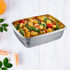 2 PCS-Stainless Steel Lunch Box with Leak-Resistant Lid - 1500ml