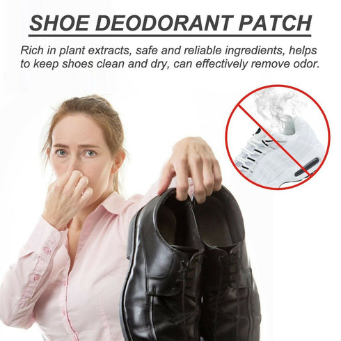 Shoe Deodorant Patch 10-Pcs Effective Odor Elimination Sweat Absorption