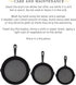 3 Piece Cast Iron Pan Set