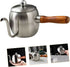 Coffee Pot with Wooden Handle