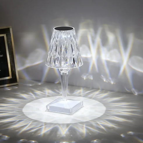 Luxury Crystal Led Bedside Lamp