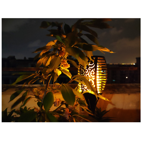 6 Pieces Waterproof Solar LED Garden Torch Decorative Light