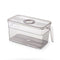 Fridge Storage Container for Fruits and Vegetables Refrigerator Organizer - Transparent