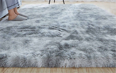 Soft Fluffy 150 x 200 Rug - Grey