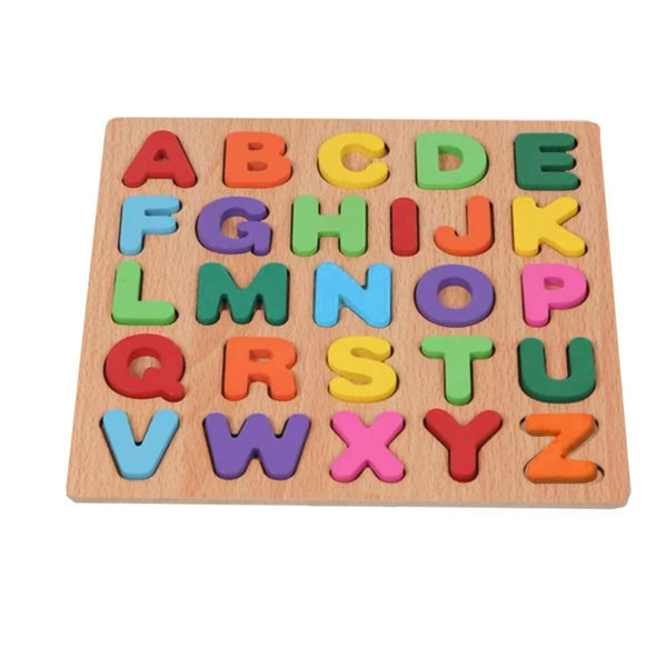 26 Piece Wooden Alphabet Letters Puzzle