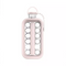 2-in-1 Portable Water Bottle/Ice Cube Maker - Pink, Transparent