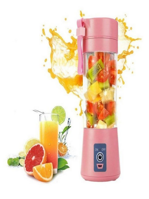 Pink Rechargeable Juice Blender