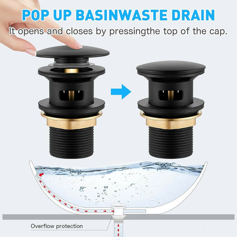 Bathroom Sink Waste Slotted