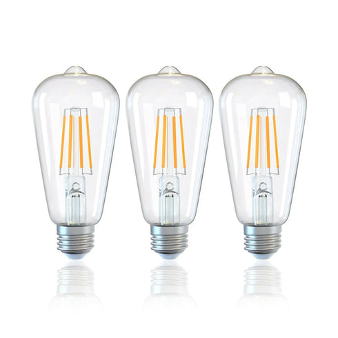 E27 LED Filament Bulb ST64 4W PACK OF 2