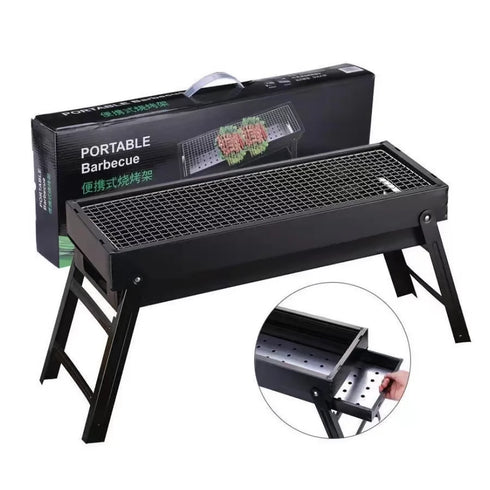 Outdoor Portable Fireproof Charcoal Travel Folding Carbon Bbq Grill Stove