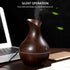 Ultrasonic Aroma Humidifier with Colour Changing LED - Brown