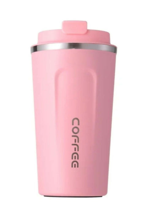 Stainless Steel Vacuum Travel Coffee Mug - Pink