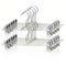 10 Pack Pants Hangers Metal Clip Hanger Adjustable Non Slip Strong Grip