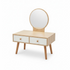 Tabletop Mirror with Drawer Storage Small Dressing Organizer-7019