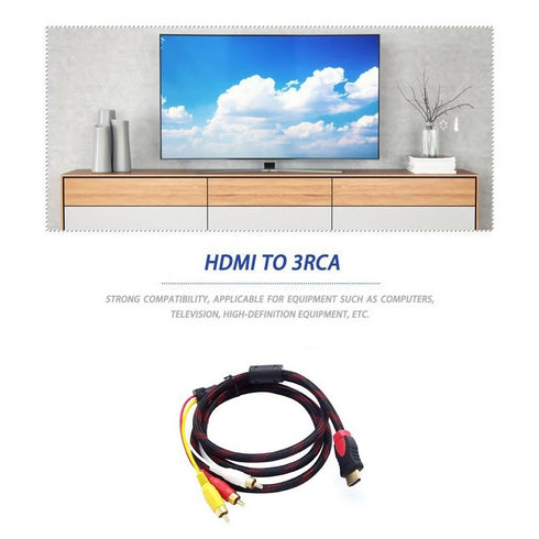 HDMI To 3RCA Male Cable 1.5M