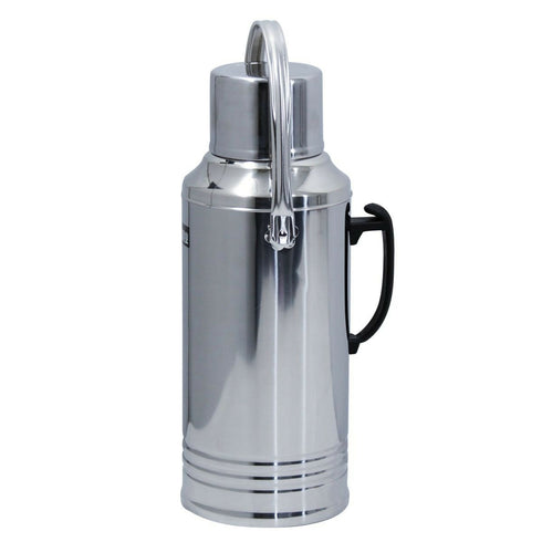 Stainless Steel Glass-Inner Vacuum Insulated Flask & Carry Handle