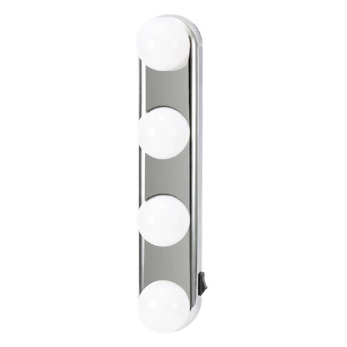 Portable 4 LED Studio Vanity Mirror Makeup Glow Light