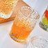 Textured Glass Carafe with Tumblers