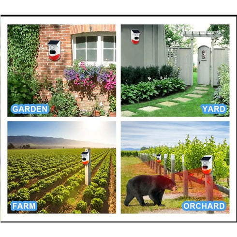 Outdoor Motion Detector Solar Alarm