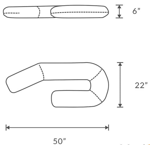 Back Support Systems Body Pillow