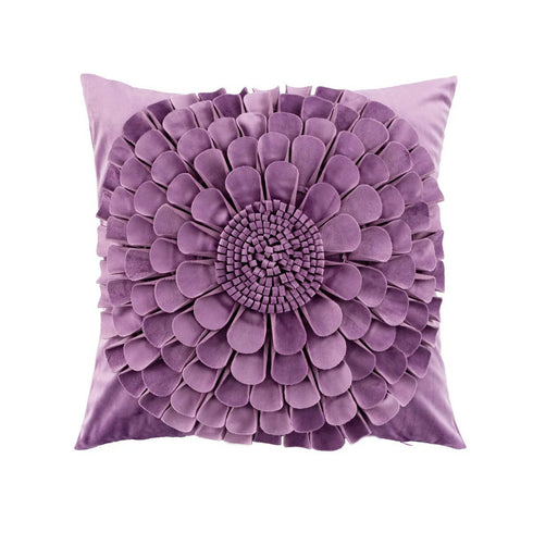 Petal Velvet Decorative Cushion Cover High Quality Custom Pillow