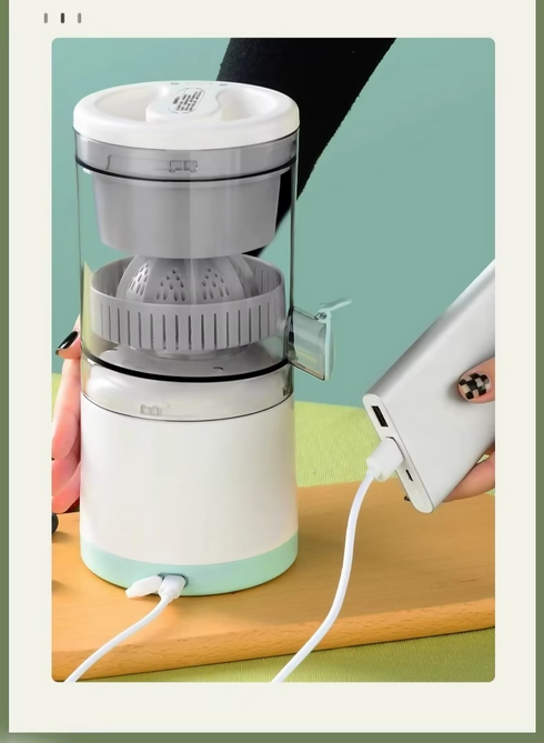 Household Electric Orange Extractor 7.4V Electric Juicer Rechargeable Citrus Juicer Machines with USB