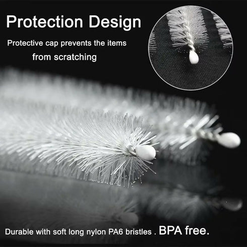 Extra Length 24cm Tall Straw Cleaning Brushes