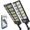 Waterproof LED Solar Street Light Backyard Street Lamps Pack Of 2