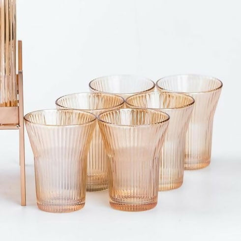 3.5 Luxury beverage dispenser sets with six Glasses