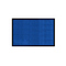 Ribbed Doormat - 100% Polyester & 100% PVC Backing - 50x80cm - Blue