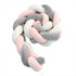 Braided Knit Plush Pillow round Cushion Soft Knot Throw Decor for Couch Sofa Bed Laundry Bag.