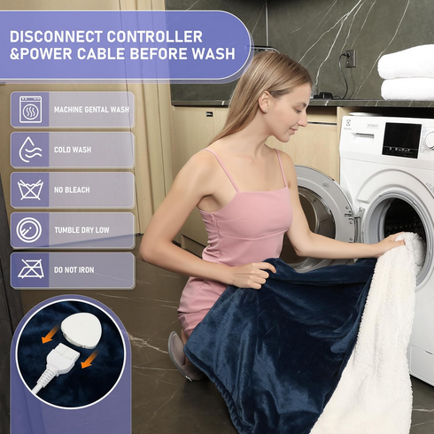 Heated Blanket with Auto Shut-off, 150 x 180 cm