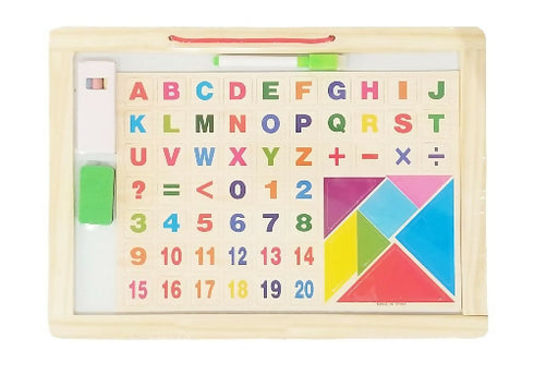 Kids Learning Two Sided Magnetic White & Blackboard