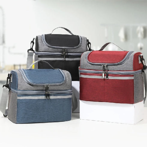 Large Capacity Lunch bag with Adjustable Strap