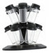 12-Bottle Spice Holder, 360° Turntable Rack for Seasoning Spice Rack