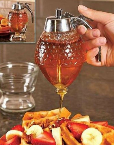 Portable Acrylic Honey Squeeze Dispenser