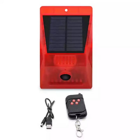 Garden Lights Solar Alarm With Remote