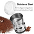Electric Coffee and Spice Grinder With Stainless Steel Blades