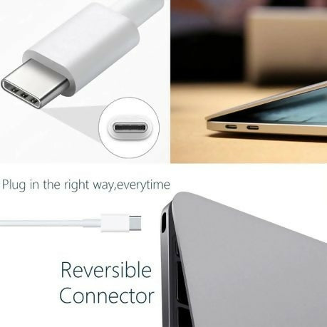 87W USB-C MagSafe MacBook Charger - White
