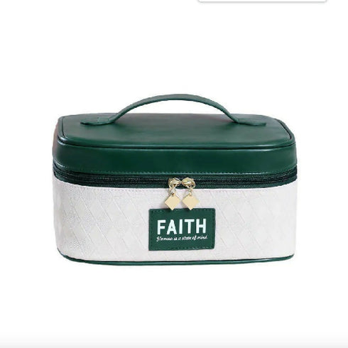 Cosmetic Case with Makeup Brush Organizer