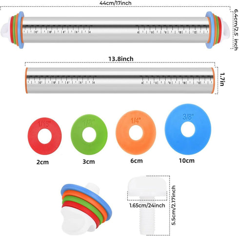 D-A13 Adjustable Rolling Pin