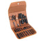 16 in 1 Stainless Steel Nail Tools Kit Set - Brown