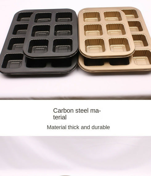 BWH-670 12-Hole Corrugated Square Pan