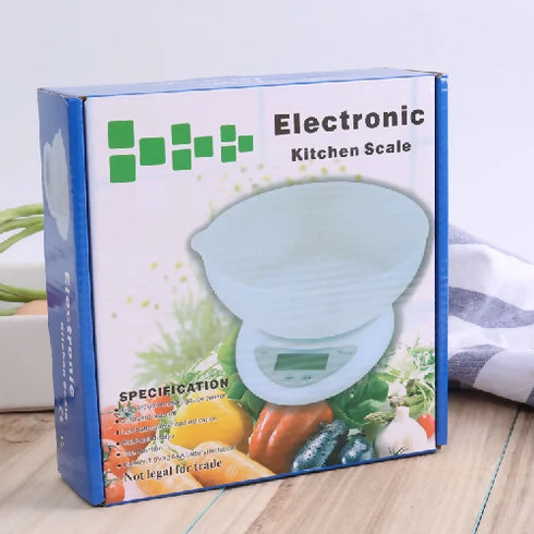 Kitchen Electronic Scale with a (5000g) Bowl