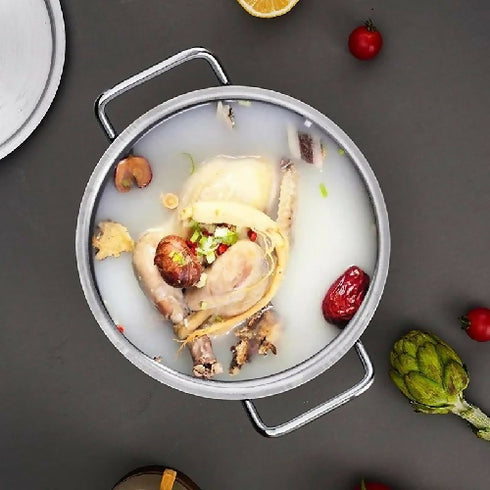 14 Piece Die-Cast Aluminum Soup Pot Set Kitchen Cookware