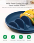 Silicone taco tray