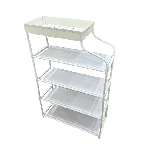 5 Layer Shoe Storage Rack Stand-White