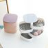 Travel Jewelry Tray Case Lid Rotating Earring Holder Ring Box