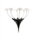 2 Pack 48LED Solar Outdoor Inserted Warm Light Mushroom Lamps